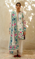 Bareeze - 3PC Heavy Embroidered Lawn Shirt with Embroidered Organza Duppata - GKA2420