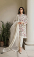 Zara Shajahan - 3PC Embroidered Lawn Suit - GSA3403